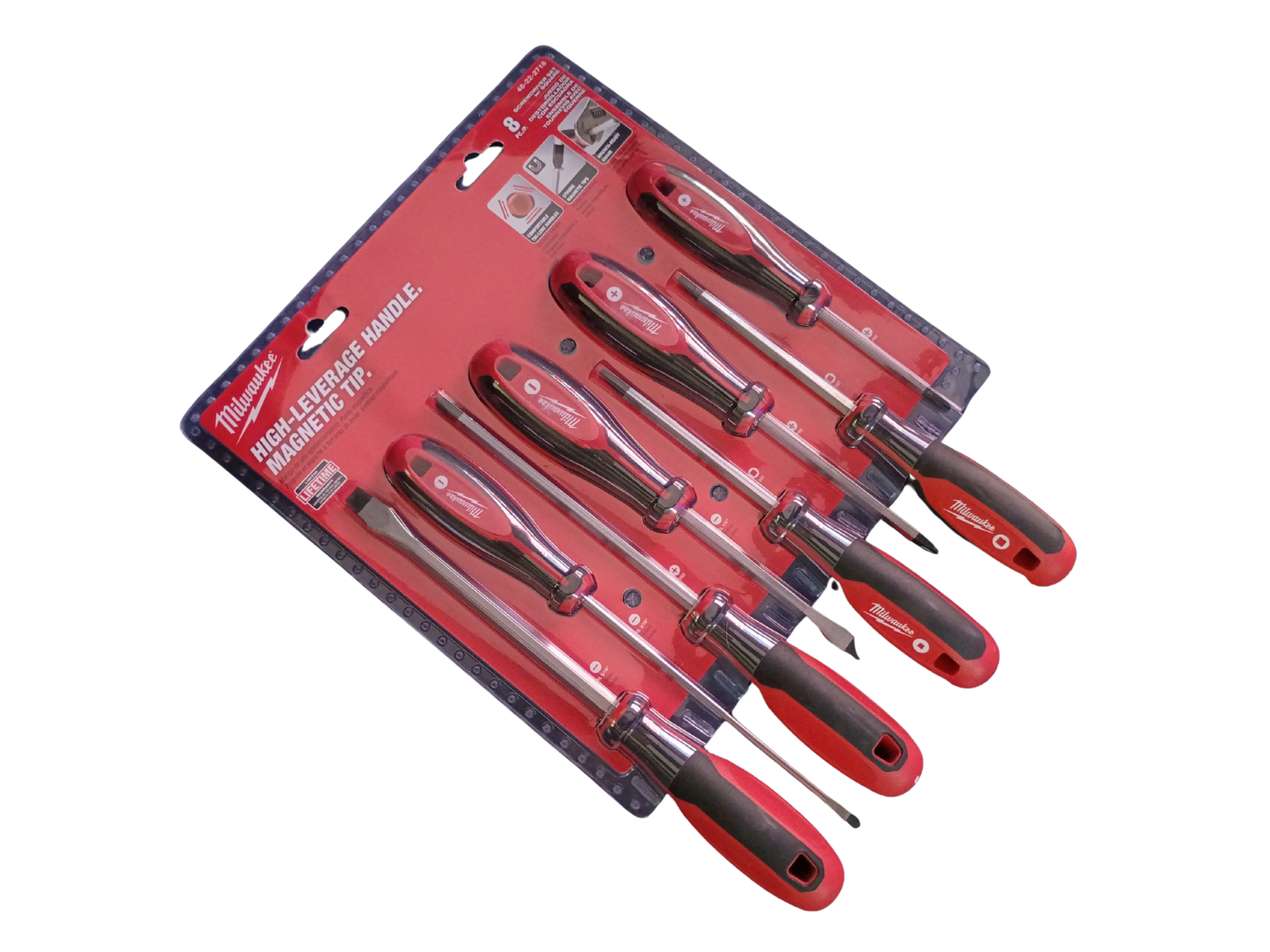 Milwaukee Tri-Lobe Screwdriver Set with Magnetic Tips (8-Piece) - 48-22-2718