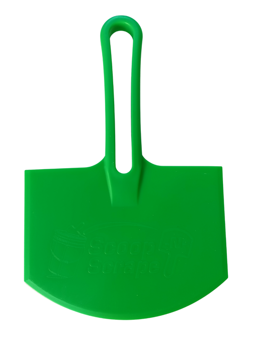 Multi-Purpose Scoop-N-Scrape Bucket Tool - Green 5-Gallon Bucket Scraper