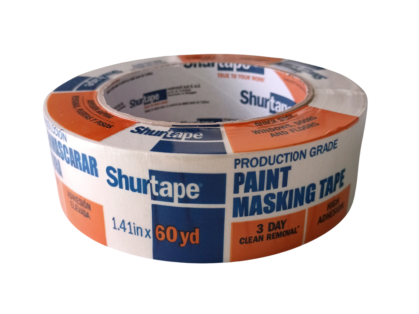 Shurtape CP 66 Contractor Grade Masking Tape (1.41" x 60 Yds.) - 102803