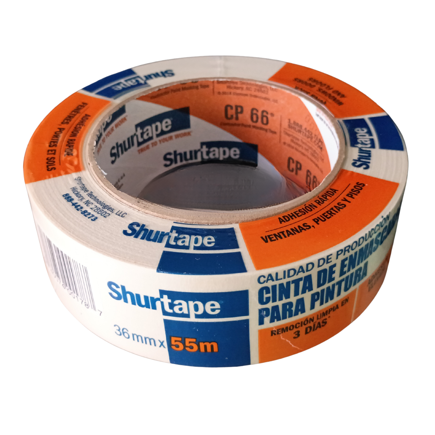 Shurtape CP 66 Contractor Grade Masking Tape (1.41" x 60 Yds.) - 102803