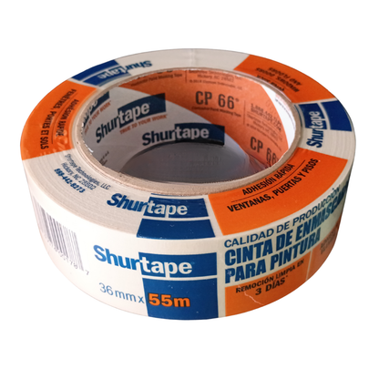 Shurtape CP 66 Contractor Grade Masking Tape (1.41" x 60 Yds.) - 102803
