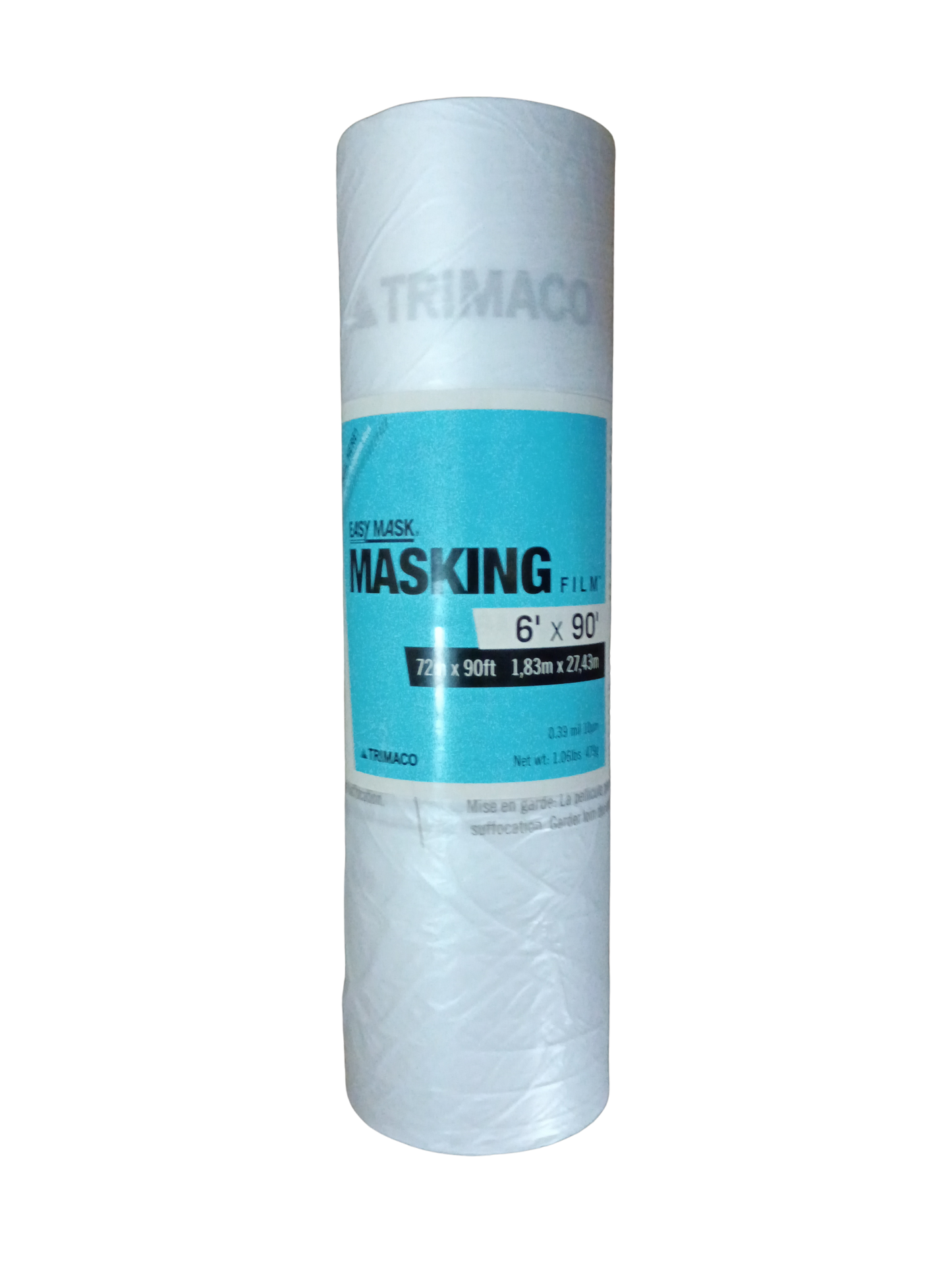 Trimaco Easy Mask 72" x 90' High Density Masking Film (Single Roll) - 82570