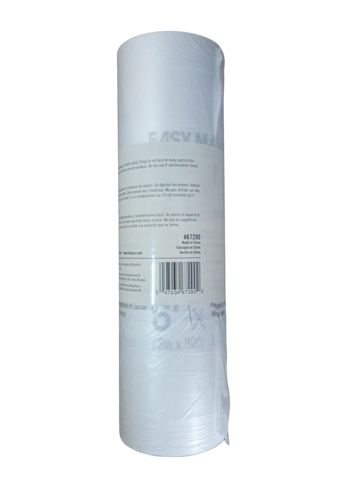 Trimaco Easy Mask 72" x 90' High Density Masking Film (Single Roll) - 82570