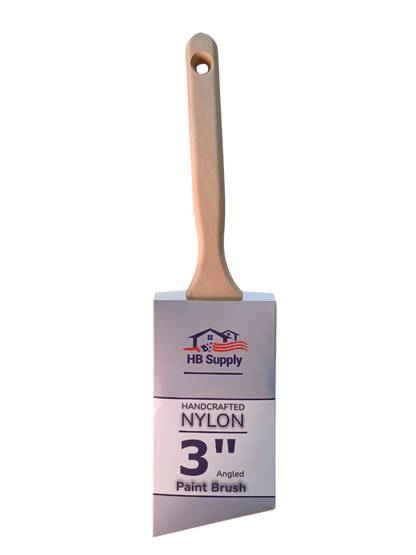 HB Supply Handcrafted Nylon Angled Paint Brush