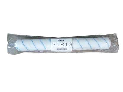 Whizz 18" x 3/8" Nap Microfiber Blue Stripe Paint Roller Cover - 71813