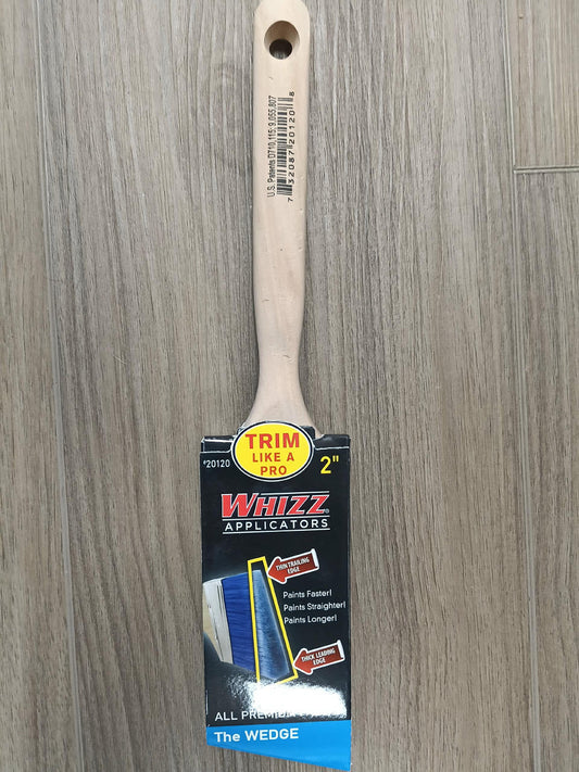 WHIZZ WEDGE — 2" Polyester Angle Paint Brush (Trim & Walls)