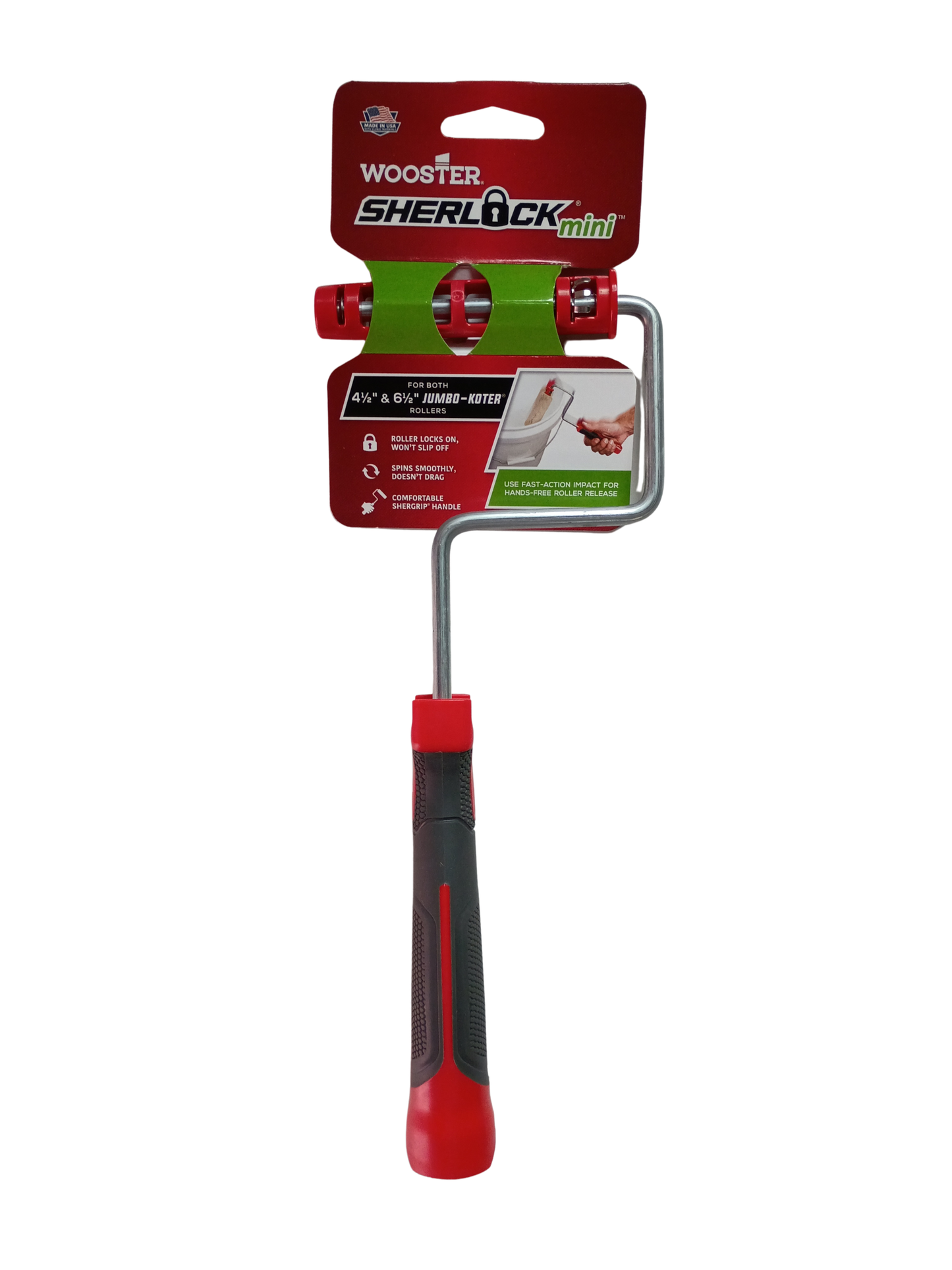 Wooster Sherlock Mini Jumbo-Koter 11" Mini Roller Frame (Red) - RR028