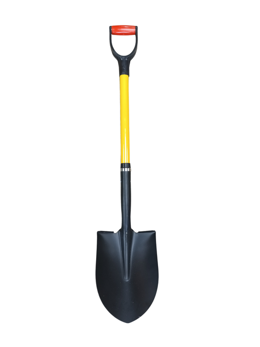 Premium 40-Inch Heavy-Duty D-Handle Digging Spade Shovel – Safety Yellow