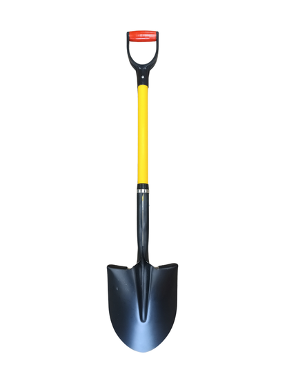 Premium 40-Inch Heavy-Duty D-Handle Digging Spade Shovel – Safety Yellow